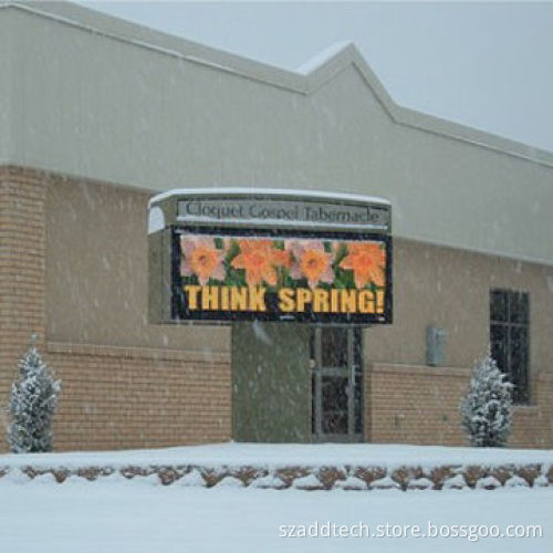 Church LED Message Center with 100,000-hour Lifespan